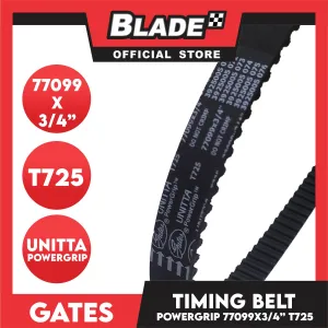 Gates Automotive PowerGrip Timing Fan Belt T725 For Hyundai