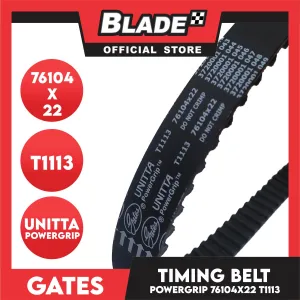 Gates Unitta PowerGrip Timing Fan Belt T1005 76103 x 24mm 1pc for Honda