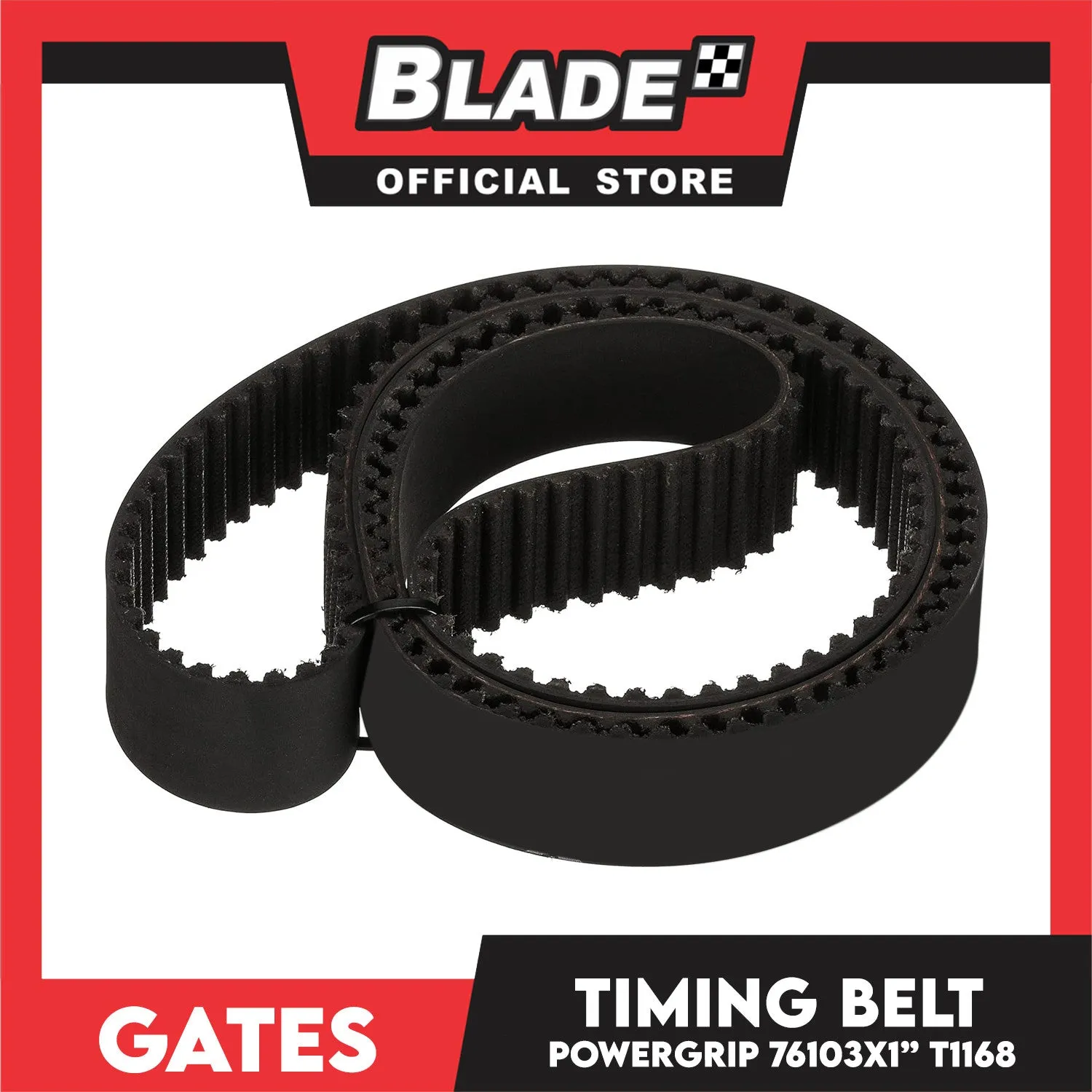 Gates Unitta PowerGrip Timing Fan Belt T1168 76103 x 25mm 1pc for Suzuki