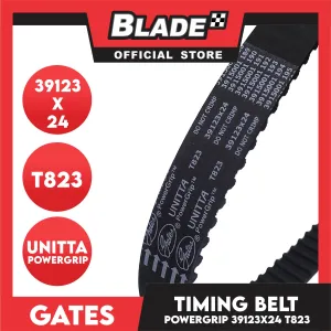 Gates Unitta PowerGrip Timing Fan Belt T823 39123 x 24mm 1pc For Toyota