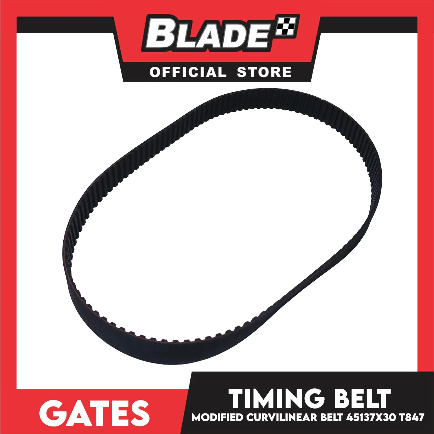 Gates Unitta PowerGrip Timing Fan Belt T847 75137 x 30mm for Isuzu