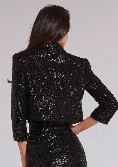 Generation Love Isabella Sequin Jacket - Black