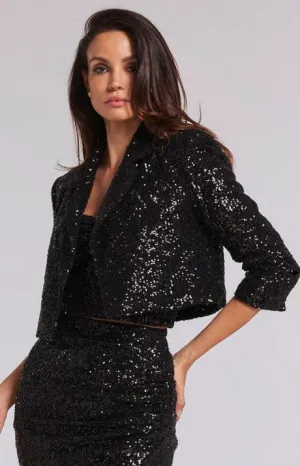 Generation Love Isabella Sequin Jacket - Black