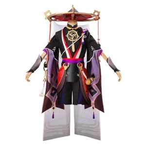 Genshin Impact Fatui Scaramouche Outfits Halloween Carnival Suit Cosplay Costume
