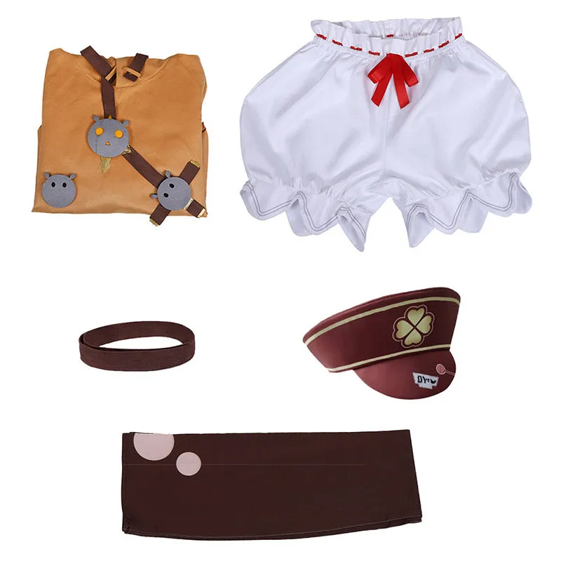 Genshin Impact klee Cosplay Costume Dress Halloween Carnival Suit