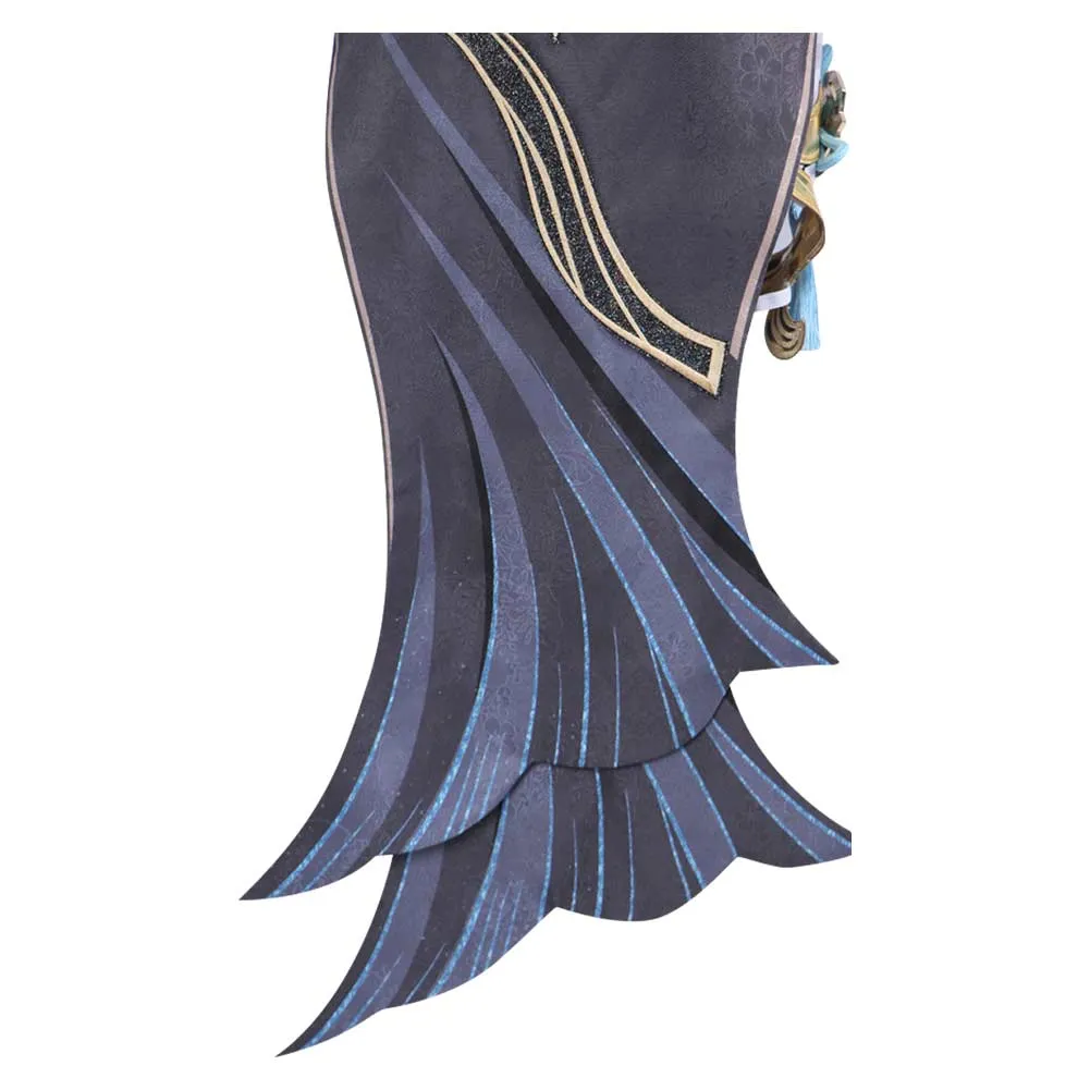Genshin Impact Shenhe New Outfit Frostflower Dew Cheongsam Cosplay Costume Outfits Halloween Carnival Suit