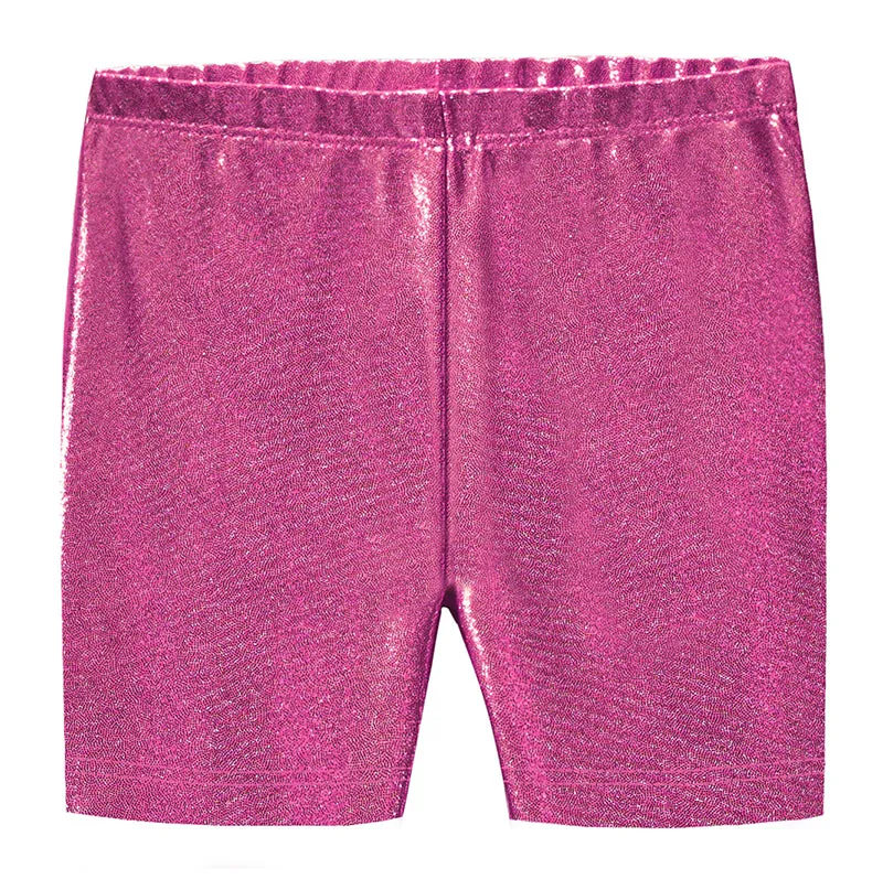 Girls Novelty Bike Shorts  | Fuchsia Sparkly Shimmer
