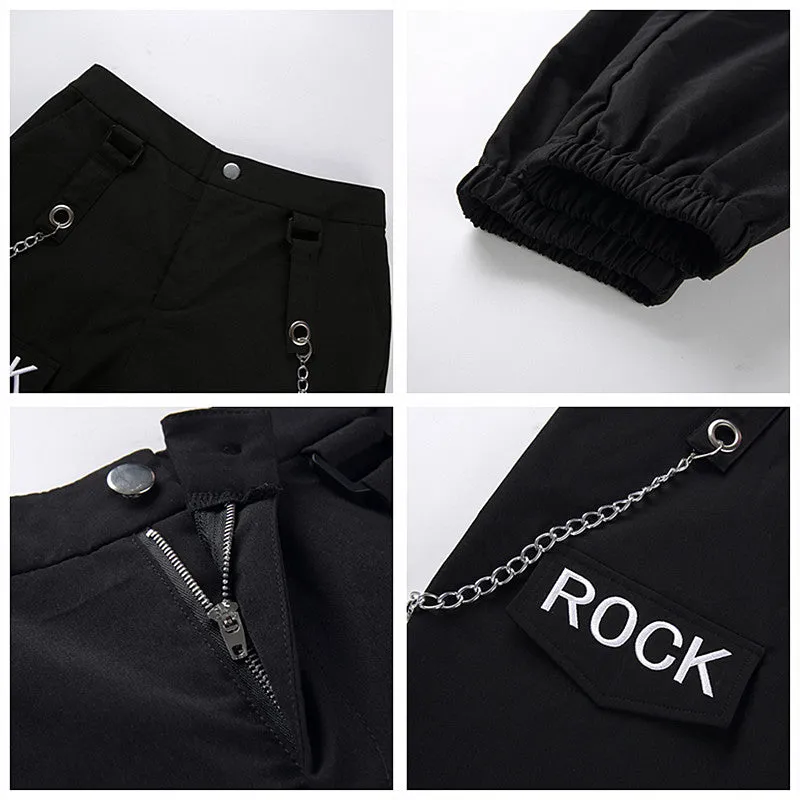[@glambyrave] "ROCK MORE CHAIN ACCESSORIES" SLING TROUSERS K031503REVIEW