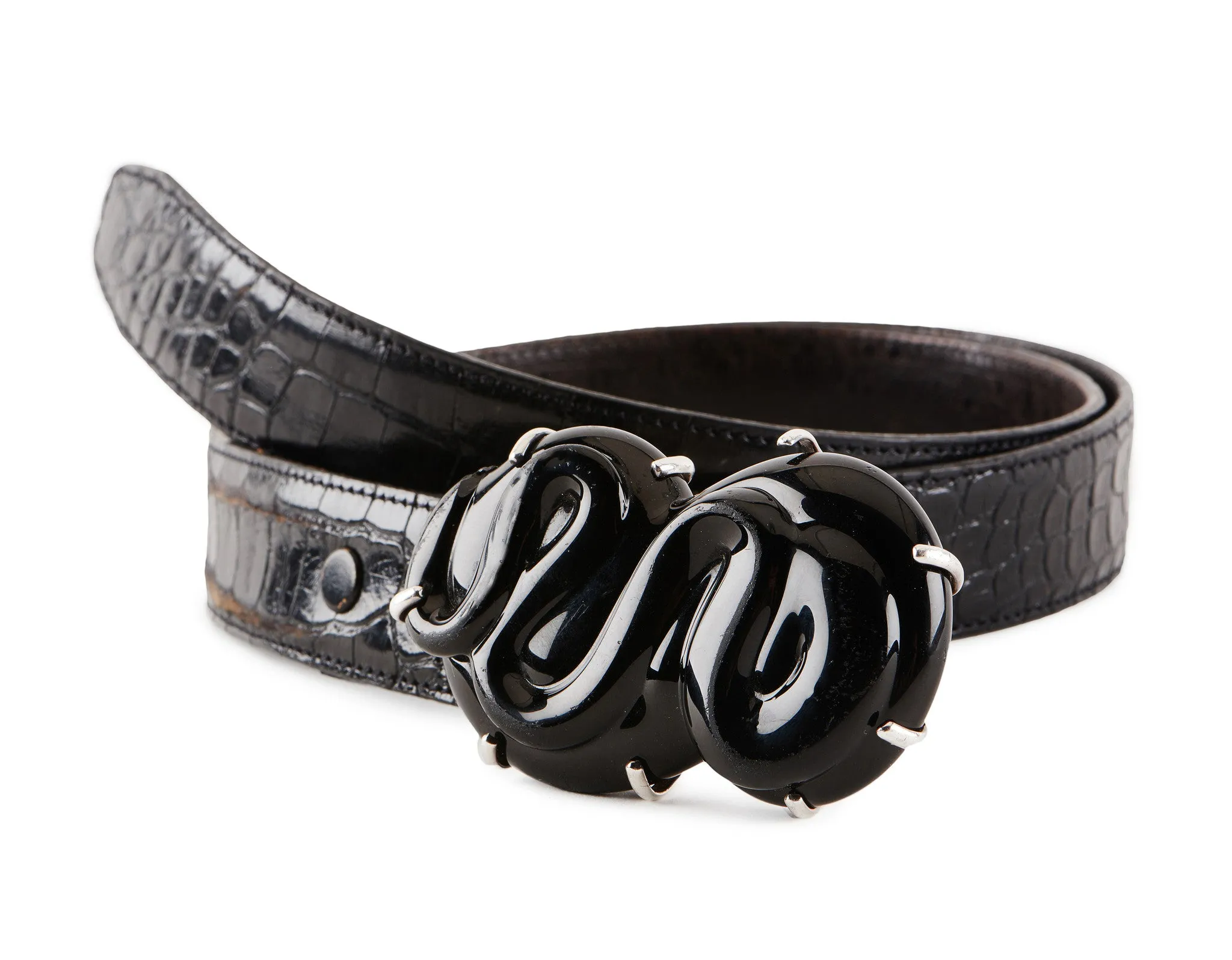 Glass Belt Buckle, Rodeo Worthy.