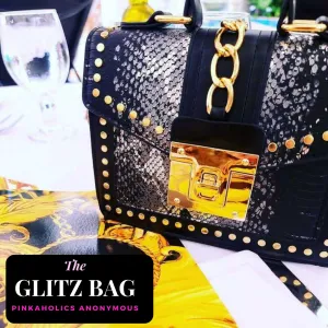 Glitz Glamour Bag Silver Black
