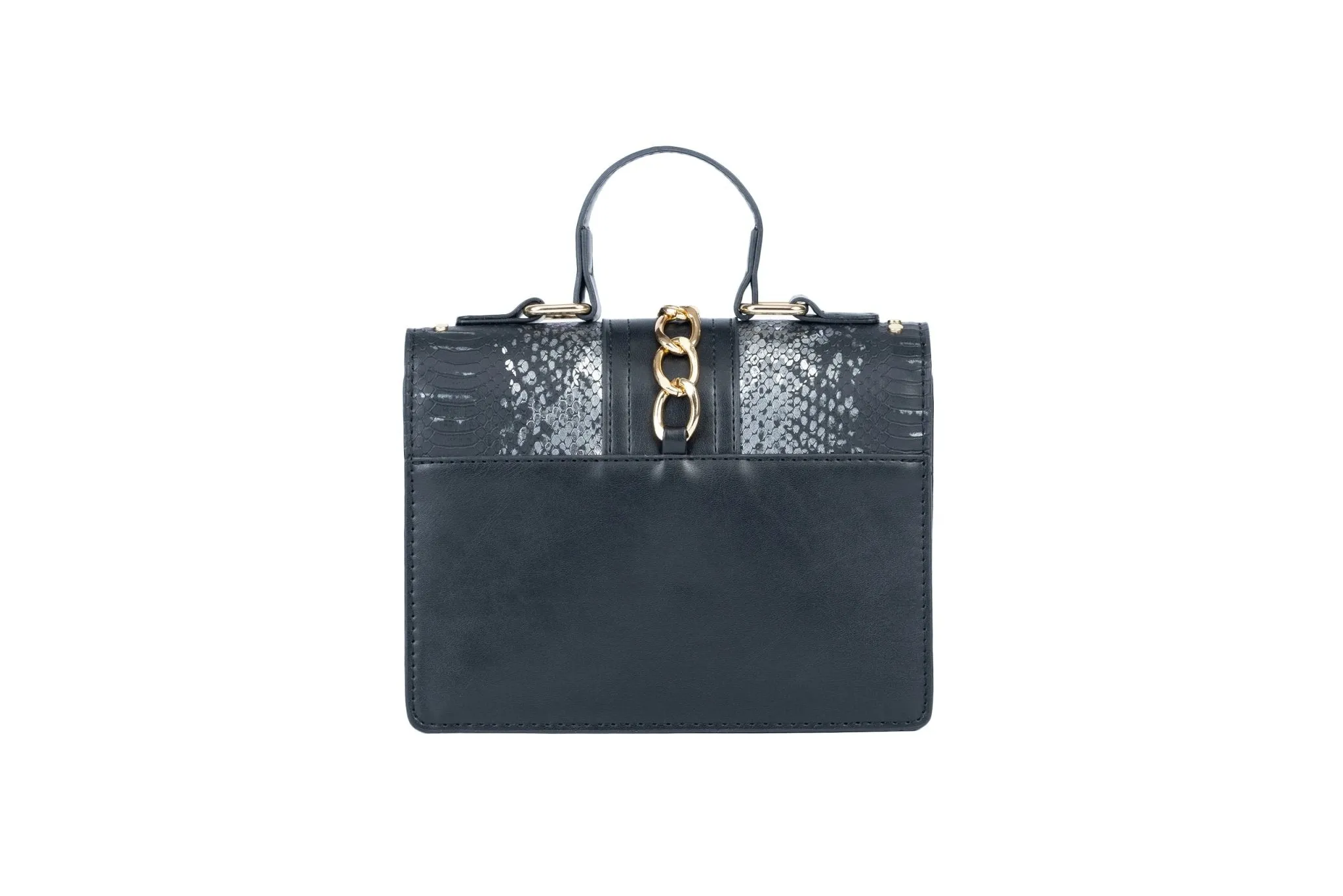 Glitz Glamour Bag: Silver Black
