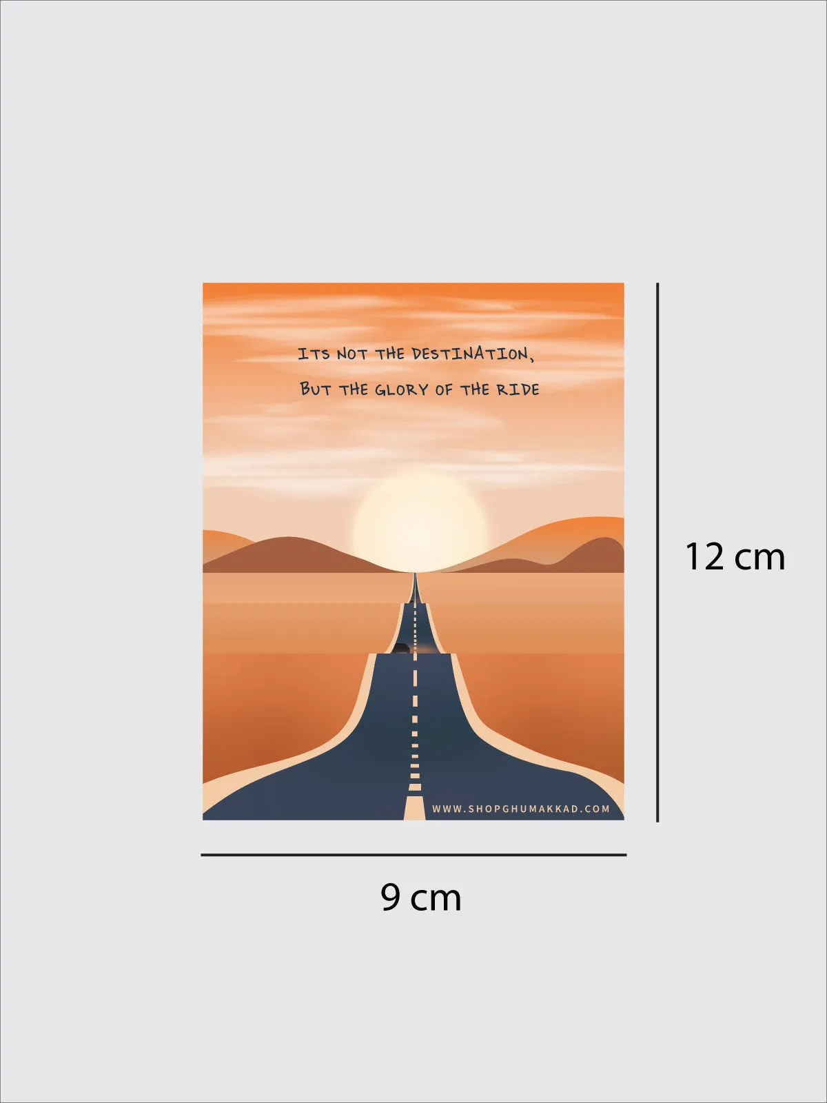 Glory of Ride  | Laptop / Car Sticker