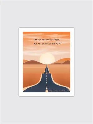 Glory of Ride  | Laptop / Car Sticker
