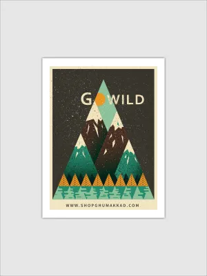 Go Wild  | Laptop / Car Sticker