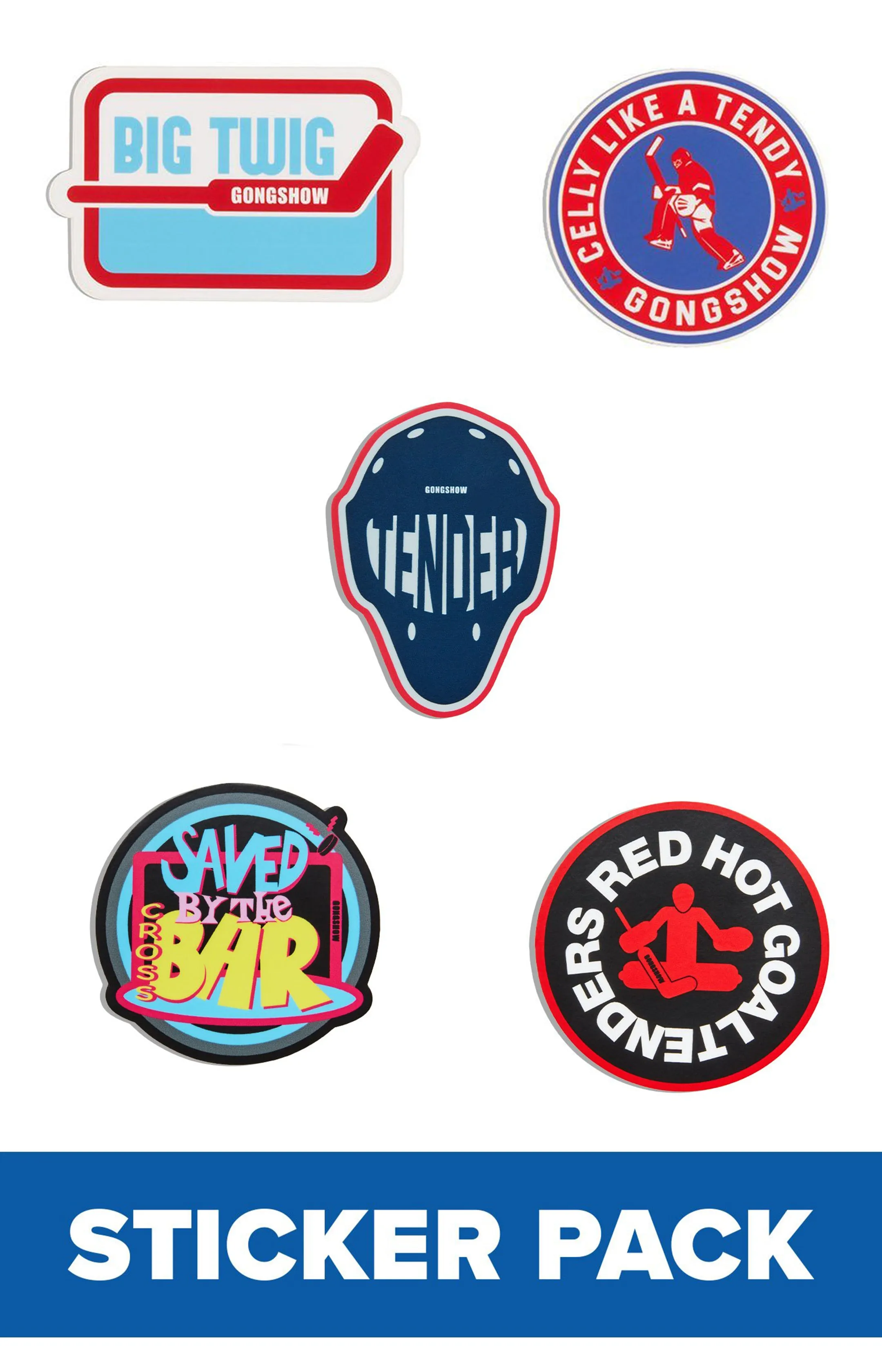 Goalie Sticker Pack - 5PK