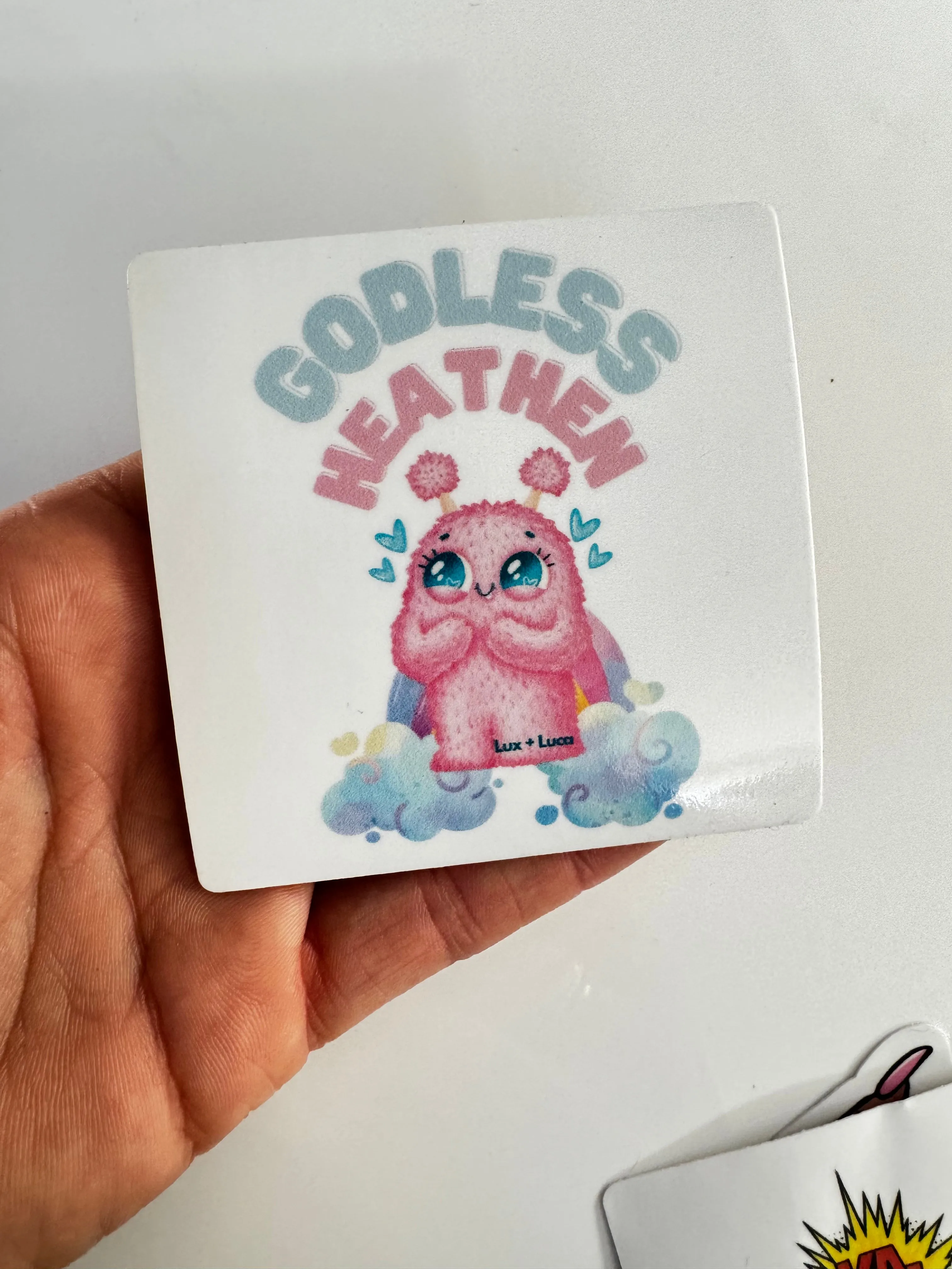 Godless Heathen Sticker