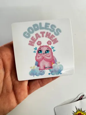Godless Heathen Sticker