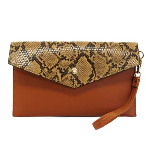 GoGetter Snake Embossed Wristlet