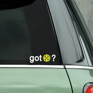 Got Pickleball ? Decal -  Bumper Sticker -
