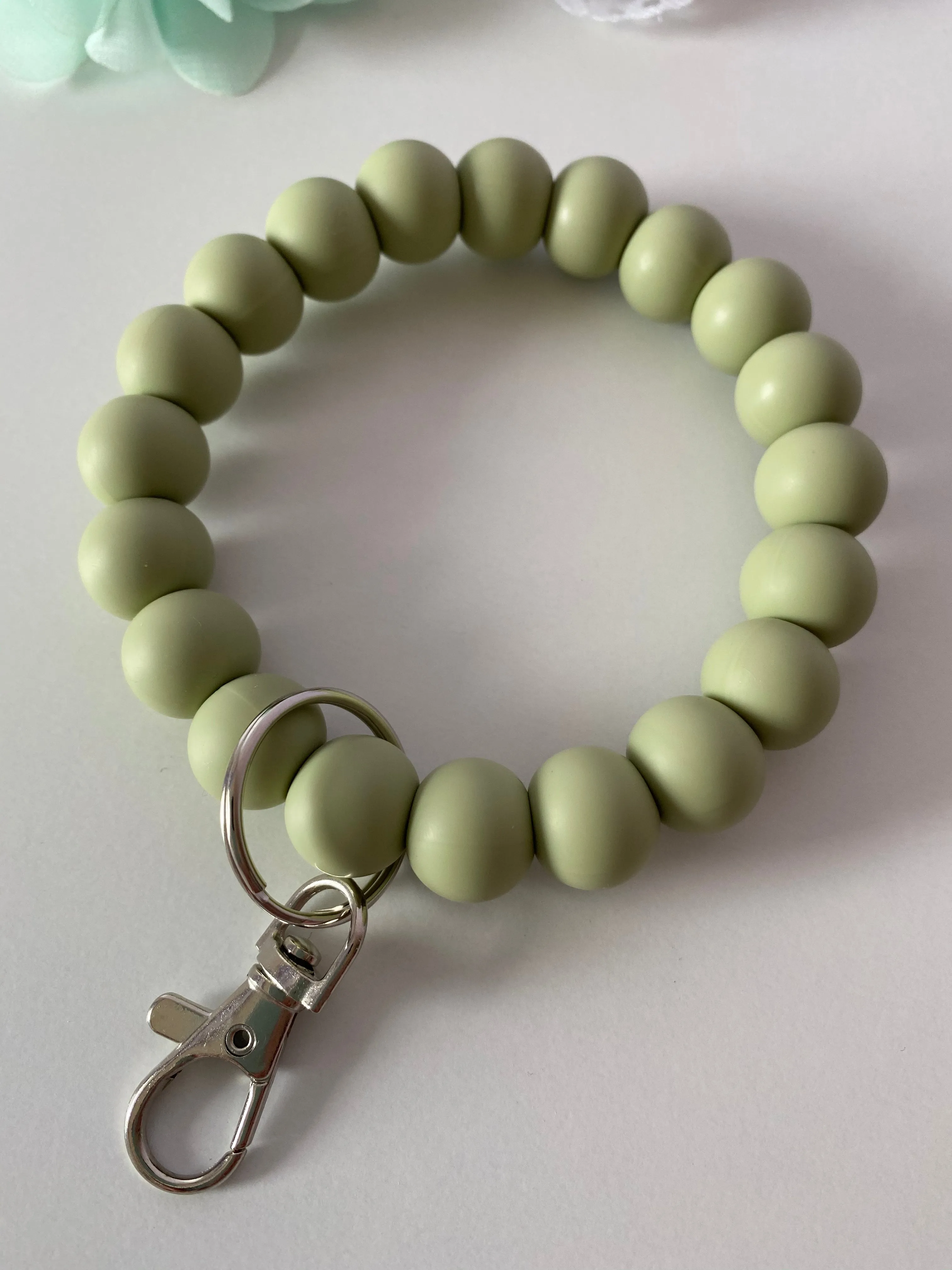 “Green with Envy” Wristlet Keychain