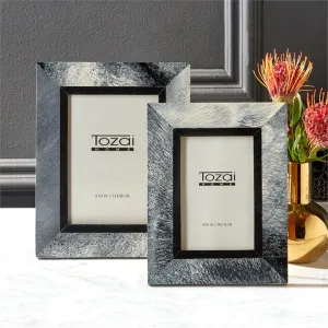 Grey Tone Faux Bone Photo Frame