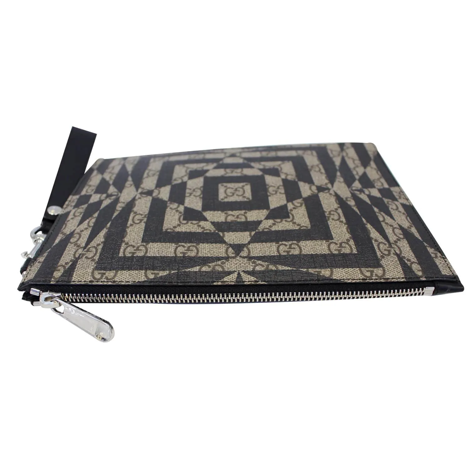 GUCCI GG Supreme Canvas Clutch Wristlet Pouch 411768
