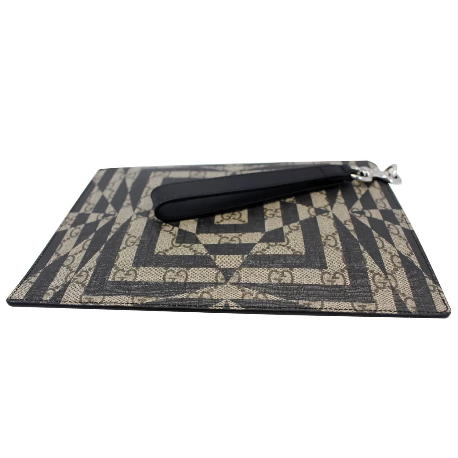 GUCCI GG Supreme Canvas Clutch Wristlet Pouch 411768
