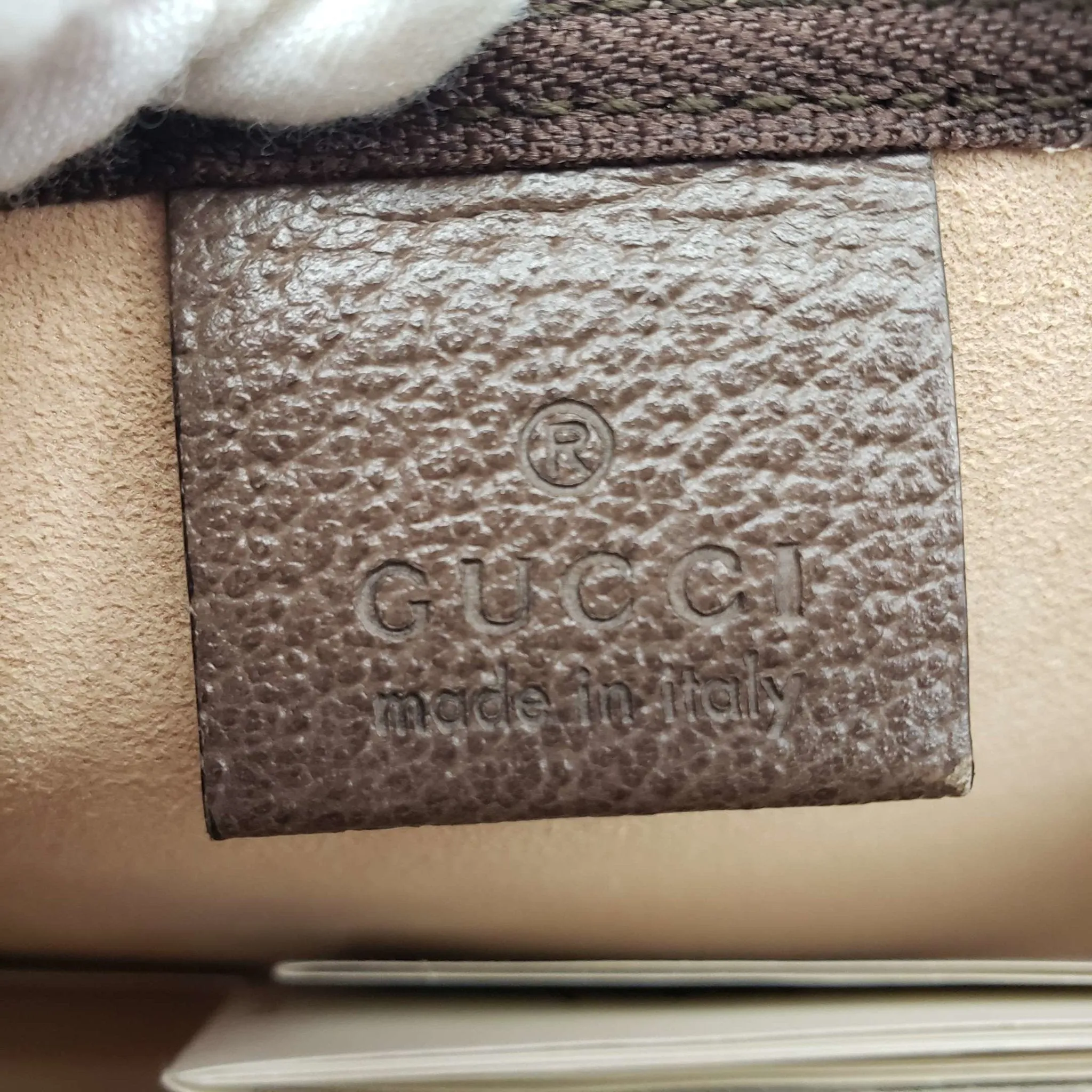 Gucci Pouch/Wristlet Canvas Bag