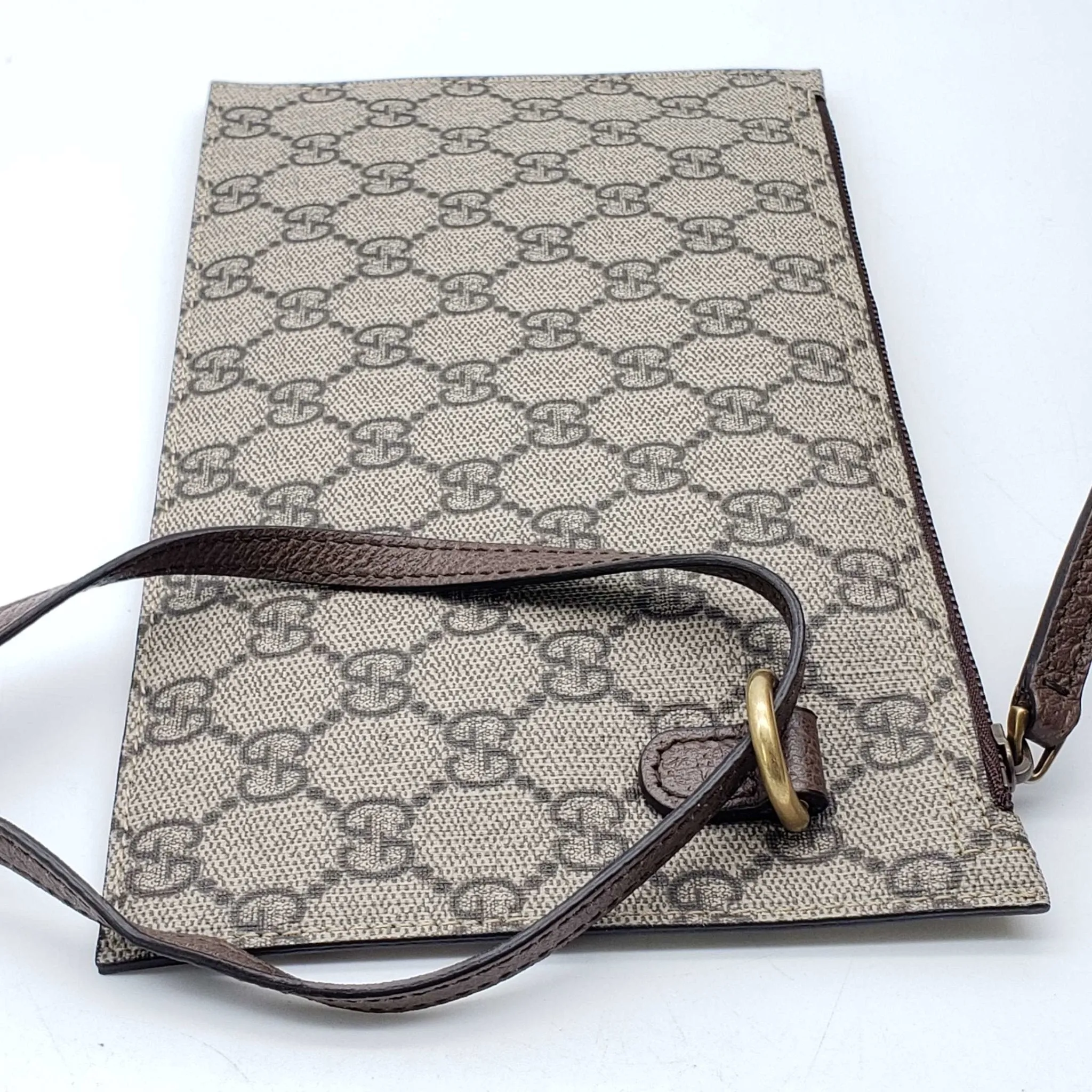 Gucci Pouch/Wristlet Canvas Bag