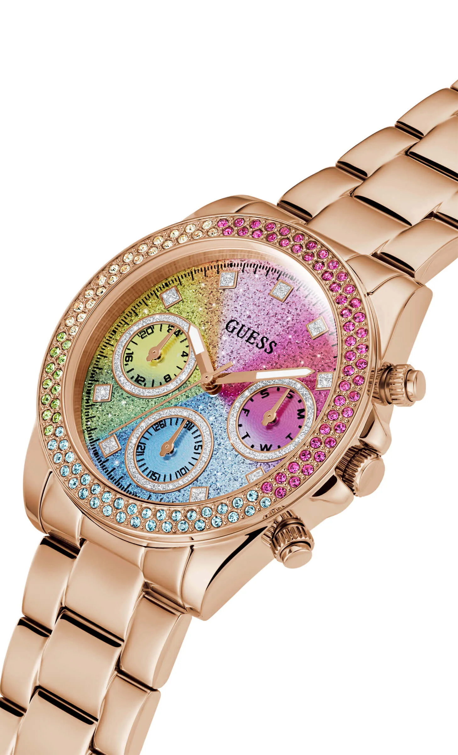Guess Sol Rose Gold Multi Watch