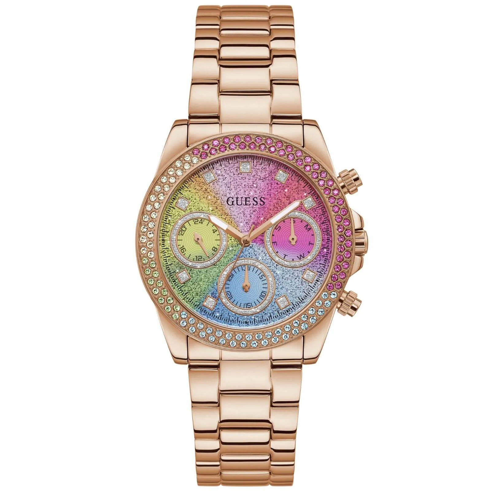 Guess Sol Rose Gold Multi Watch
