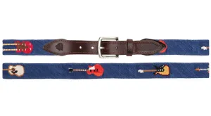 Guitar Needlepoint Belt