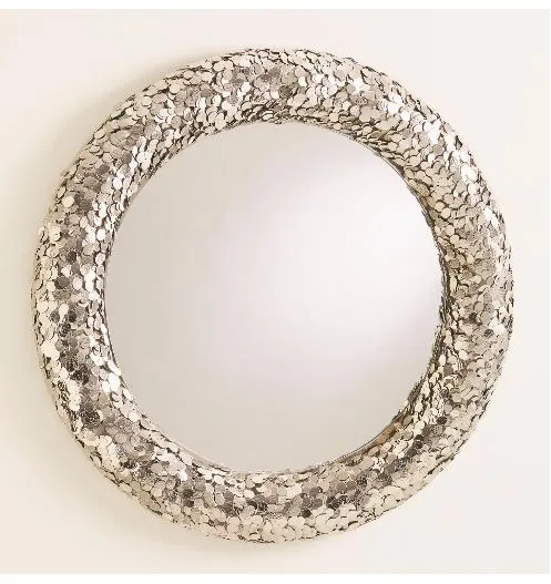 Gypsy Coin Mirror, Nickel - Global Views
