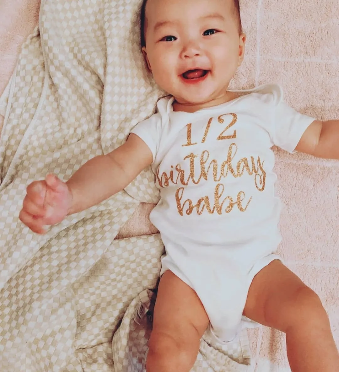 Half Birthday Babe Onesie