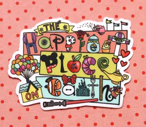 Happiest Place on Earth Sticker
