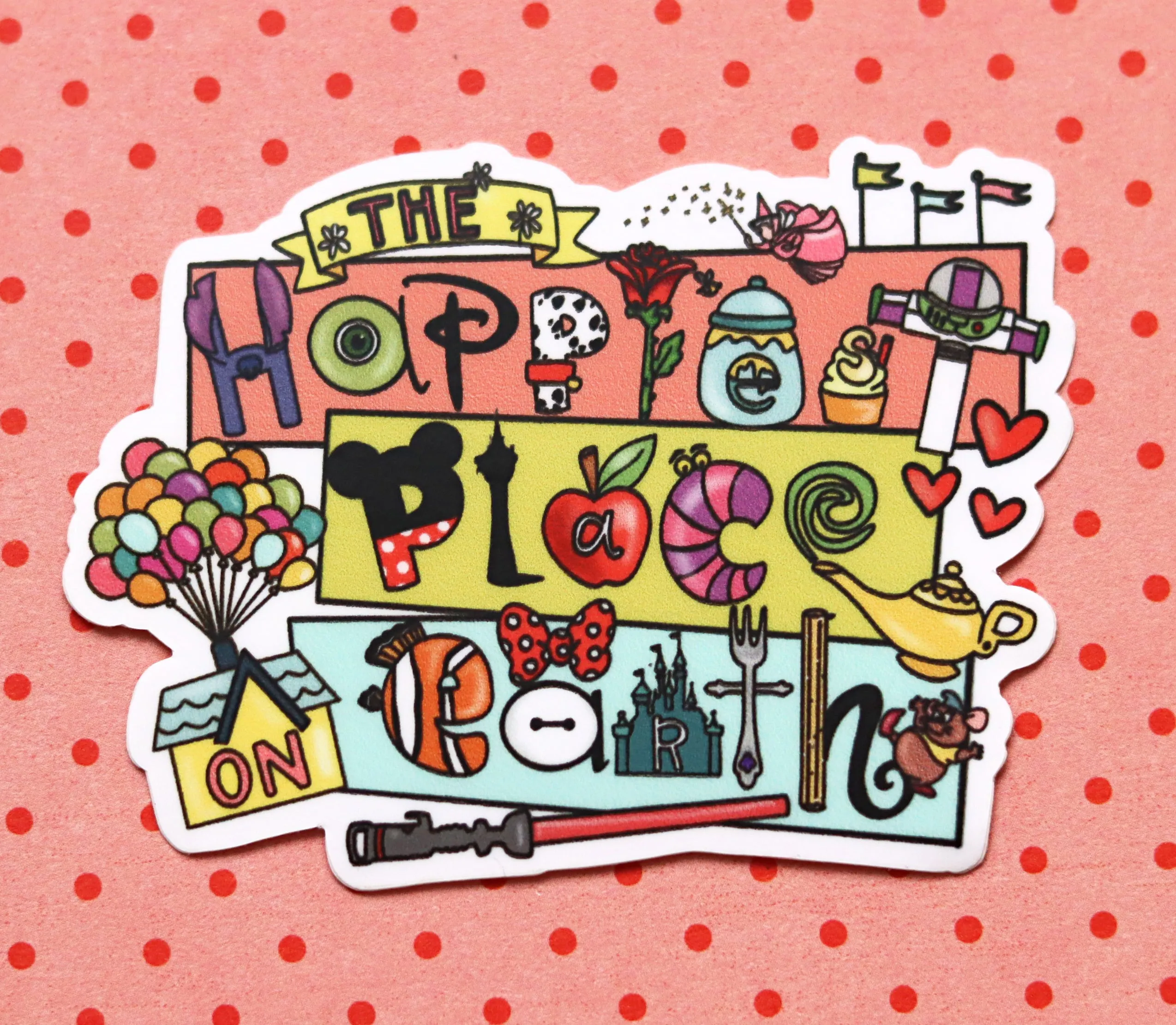 Happiest Place on Earth Sticker