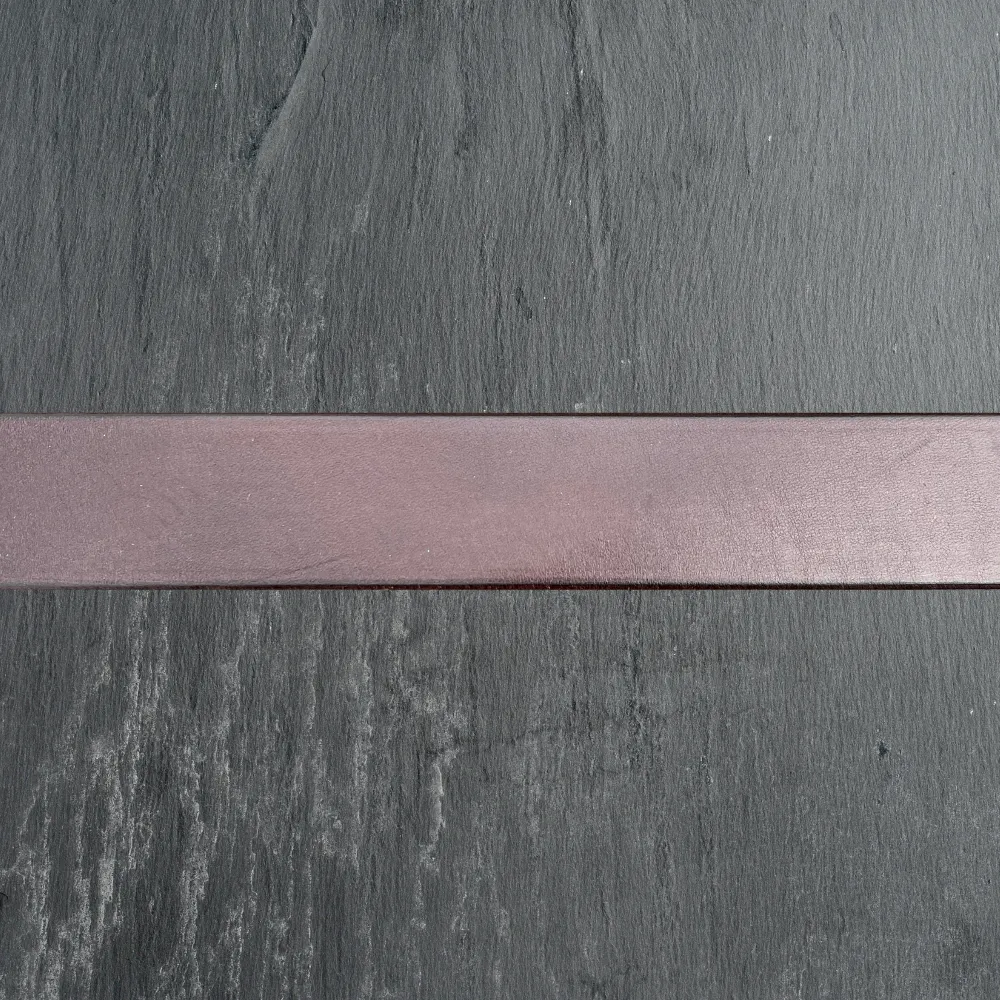 Havana Dark Brown Leather Belt