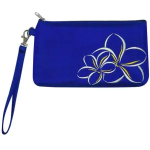 Hawaiian Plumeria Wristlet