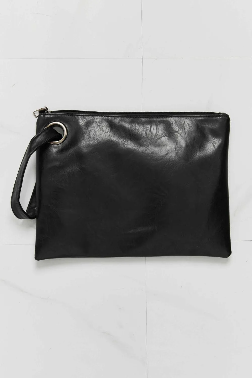 Hazel Blues® |  Looking At You PU Leather Wristlet