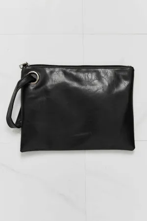Hazel Blues® |  Looking At You PU Leather Wristlet