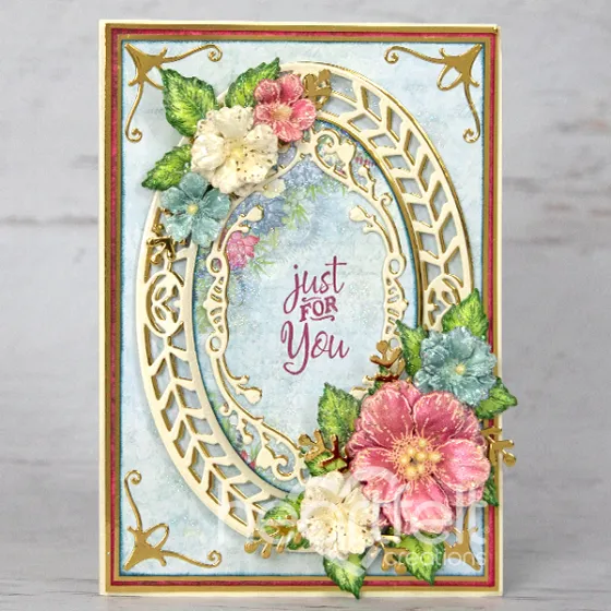 Heartfelt Creations - Classic Frame Dies - Simply Classic Oval Frame/7382*