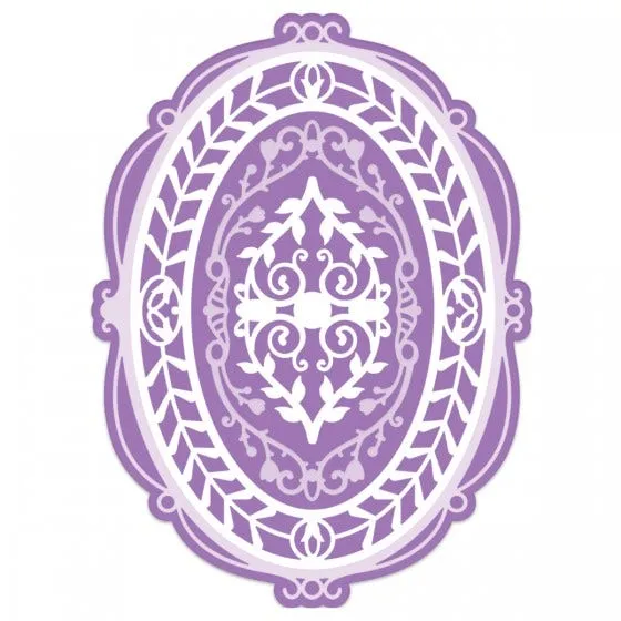 Heartfelt Creations - Classic Frame Dies - Simply Classic Oval Frame/7382*