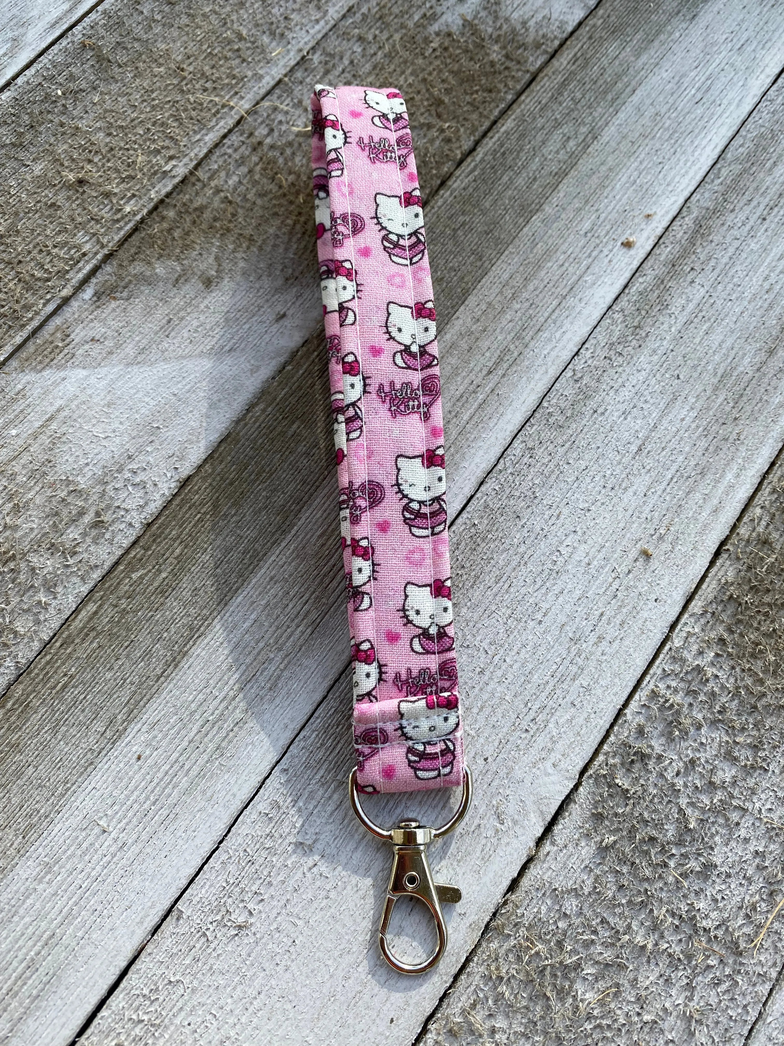 Hello Kitty Key Fob wristlet keychain