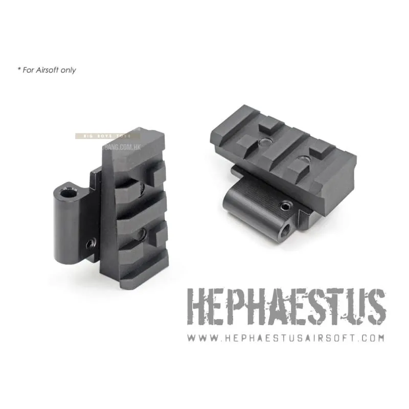 Hephaestus AK Picatinny Rail Stock Adapter for GHK/LCT AK Series with Side-folding Stock Receiver