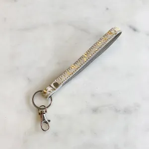 Hide Leather Wristlet Keychain