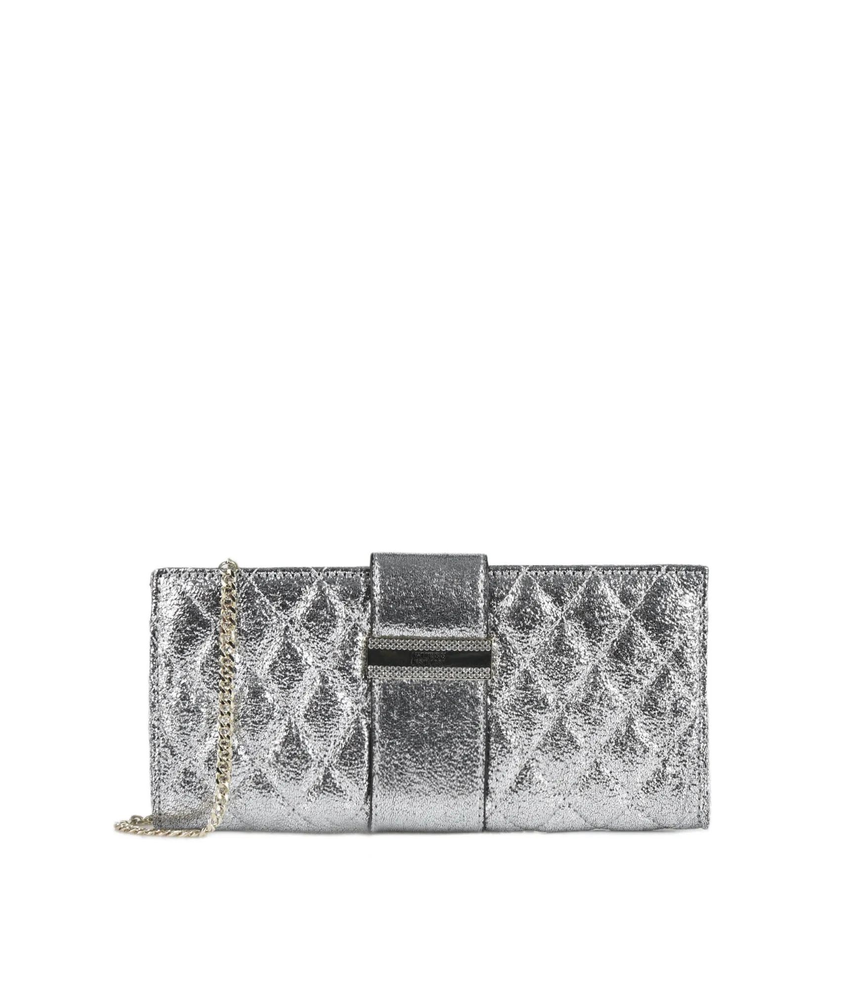 Highlight Wristlet Clutch - Silver