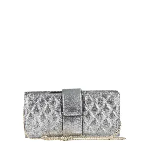Highlight Wristlet Clutch - Silver