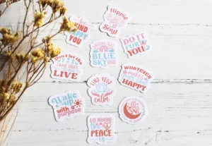 Hippie Soul sticker set | 10pk