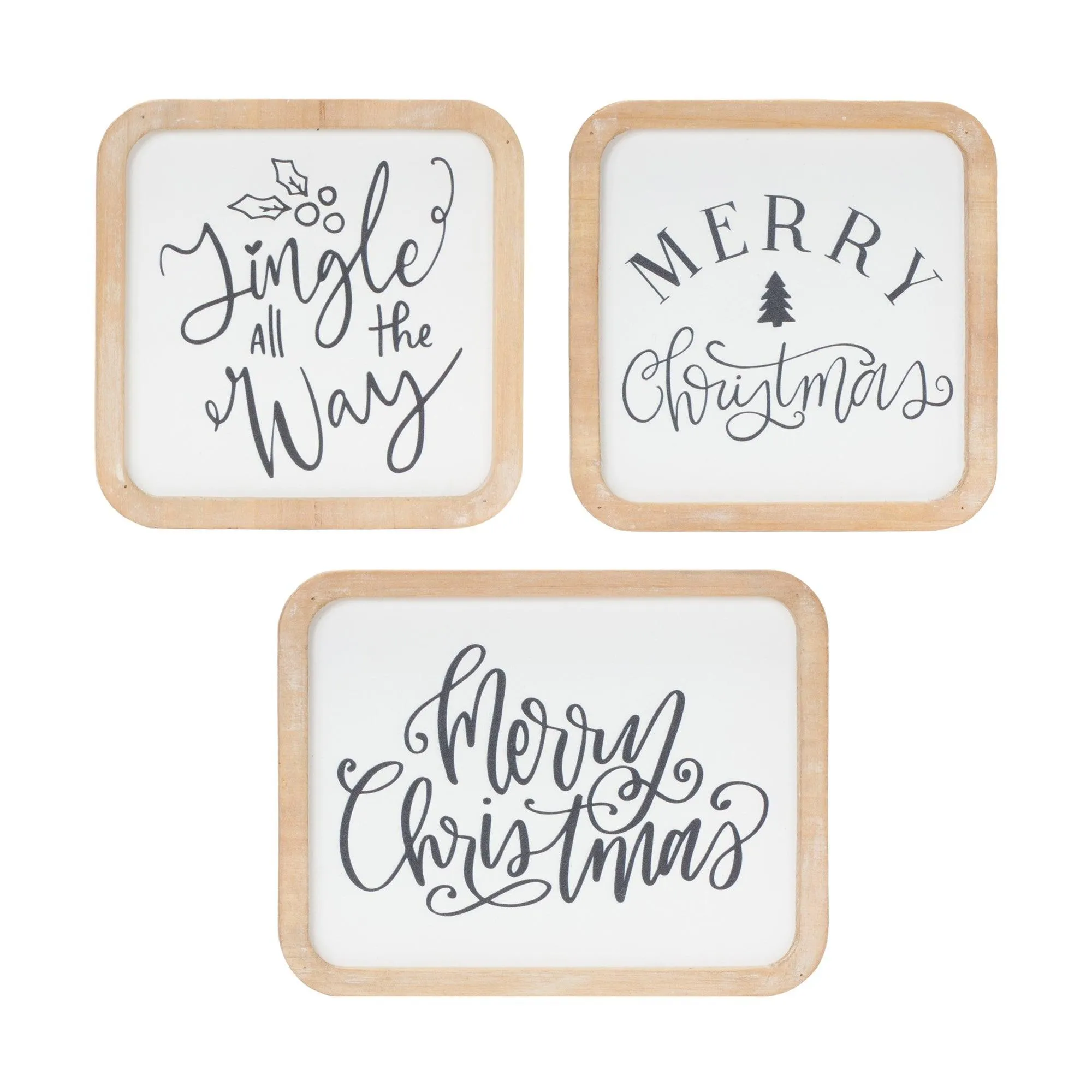 Holiday Sentiment Plaque (Set of 12)