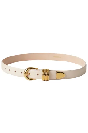Hollyhock | Ivory / Gold